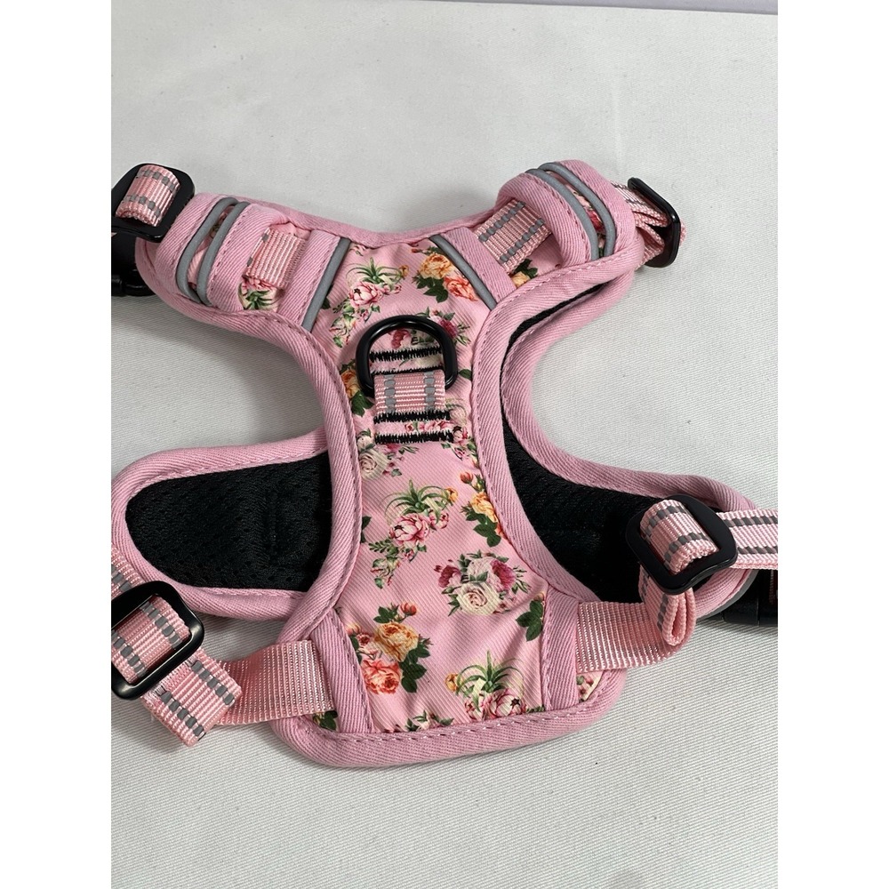 Timos No‎ Pull Dog Harness Padded Vest, Size Small, Reflective, Pink - Picture 3 of 5